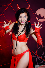 Lovely erotica girl big tits devil