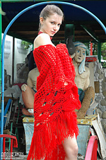 Naked softcore photography teens in red