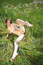 Erotic art photography softcore teen poses outdoors