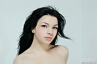 Free nude teen girl posing