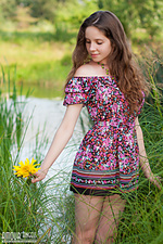 Charming nude teen lovely babe