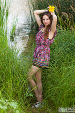 Charming nude teen lovely babe